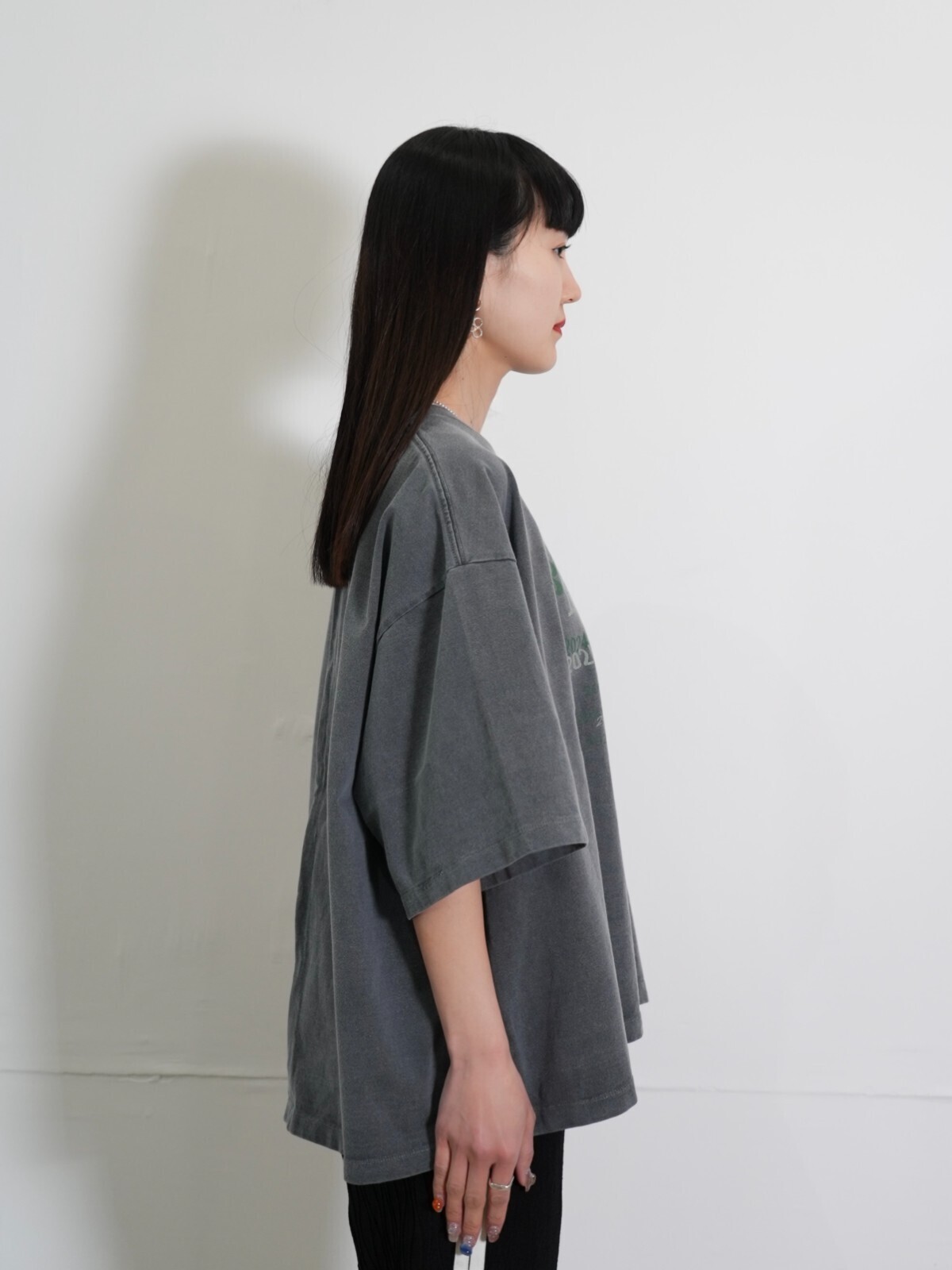 BELPER 여성 & 남성 WASHED TYPOGRAPHY T 이미지22