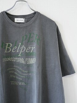 ベルパー レディース & メンズ ウォッシュド タオポグラフィTシャツ 写真3