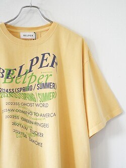 ベルパー レディース & メンズ ウォッシュド タオポグラフィTシャツ 写真16