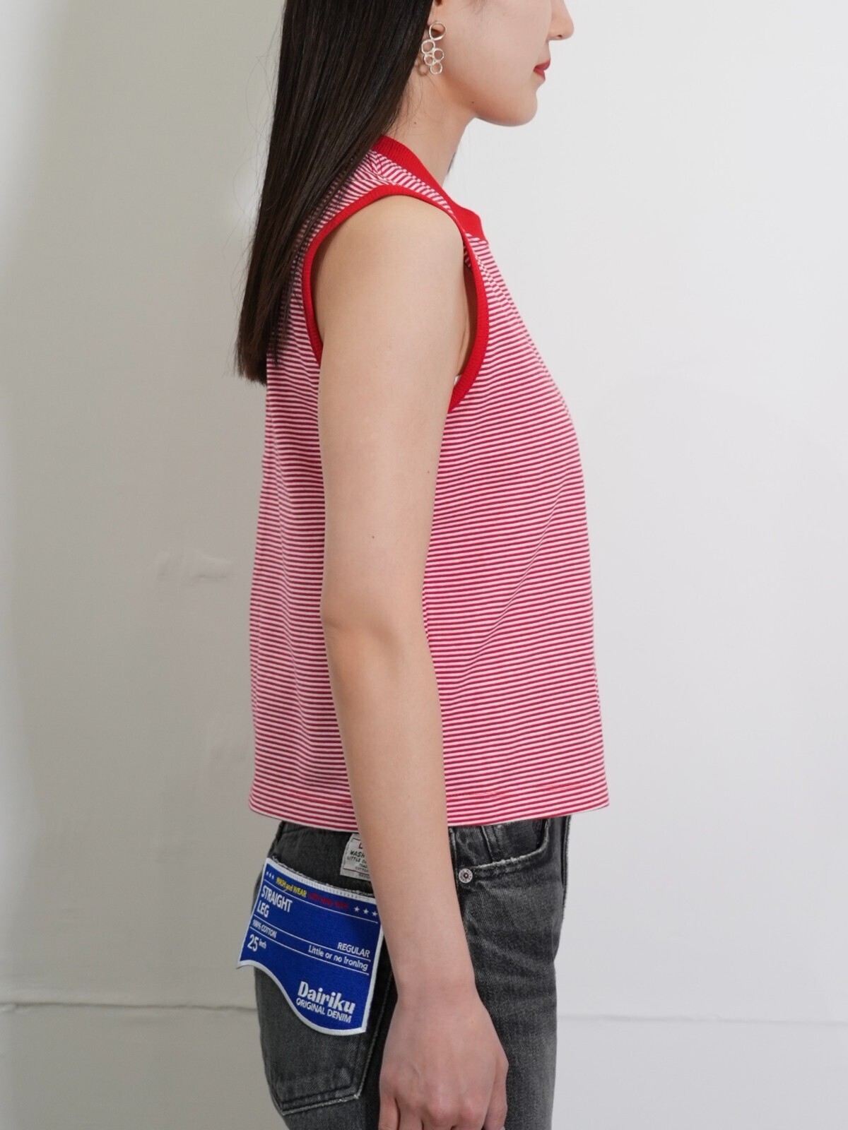 BELPER 女士 SLEEVELESS STRIPES TOP 圖片9