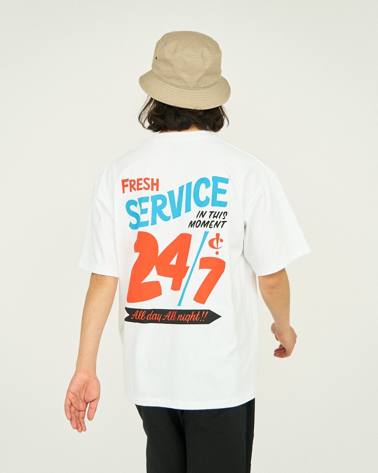 FreshService WOMENS & MENS CORPORATE PRINTED S/S TEE All Day All Night IMAGE22