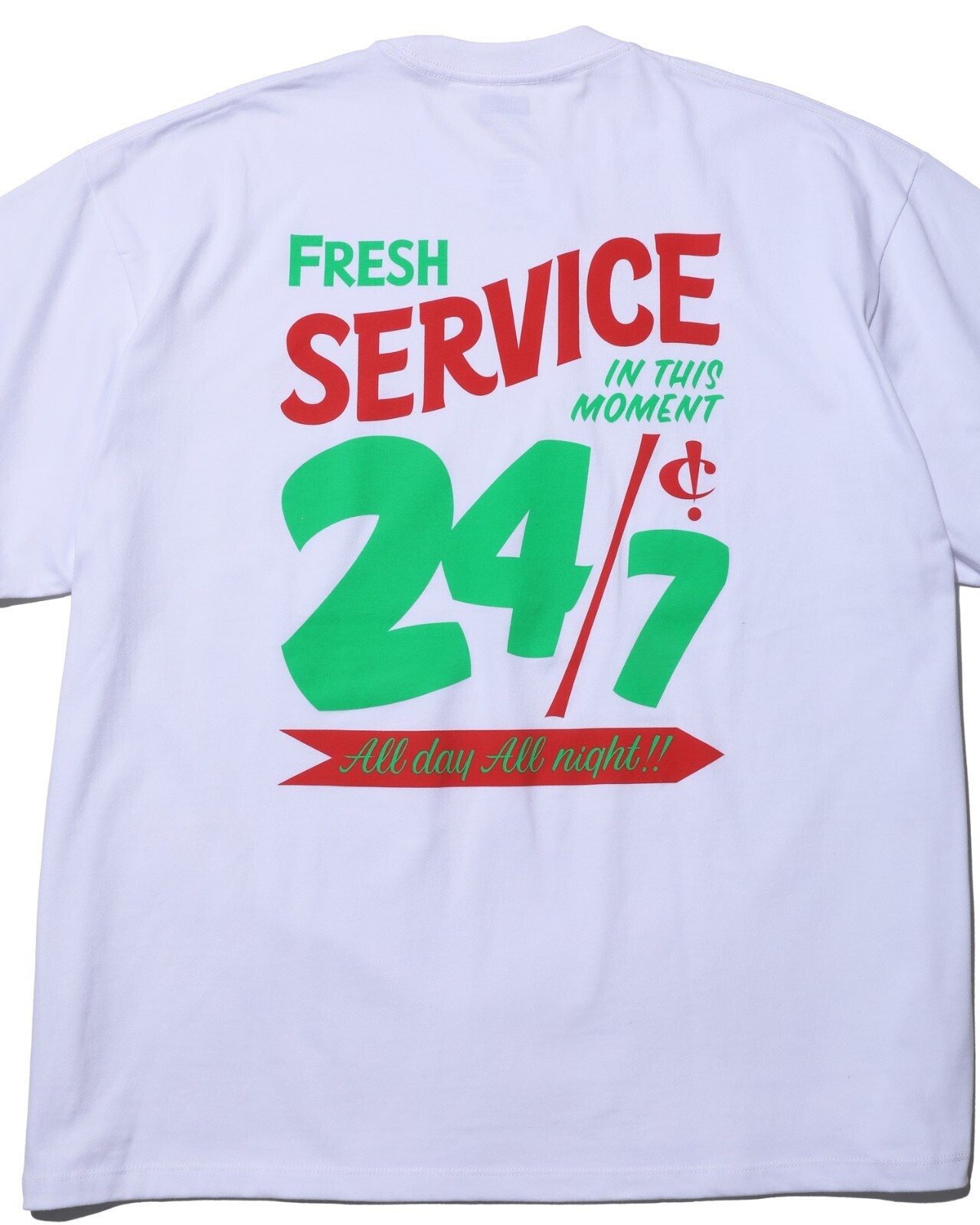 FreshService WOMENS & MENS CORPORATE PRINTED S/S TEE All Day All Night IMAGE10