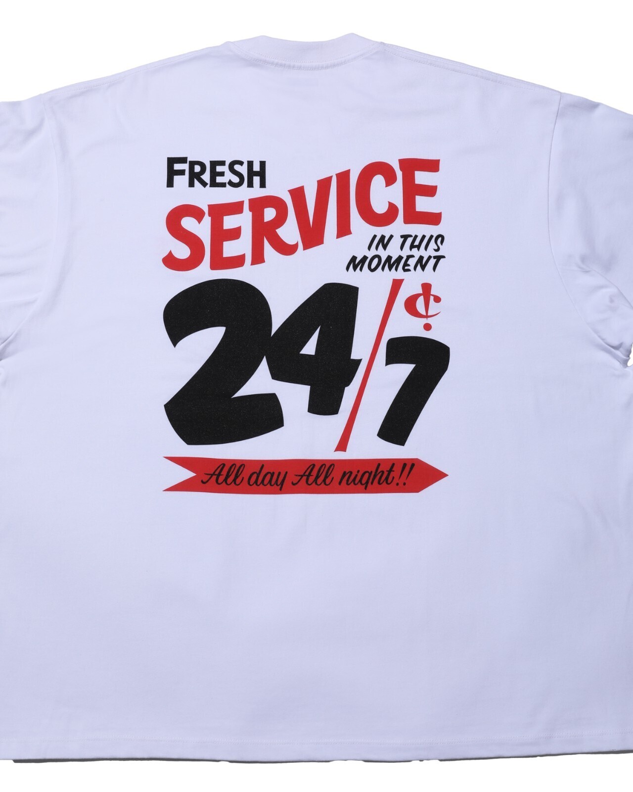 FreshService WOMENS & MENS CORPORATE PRINTED S/S TEE All Day All Night IMAGE1