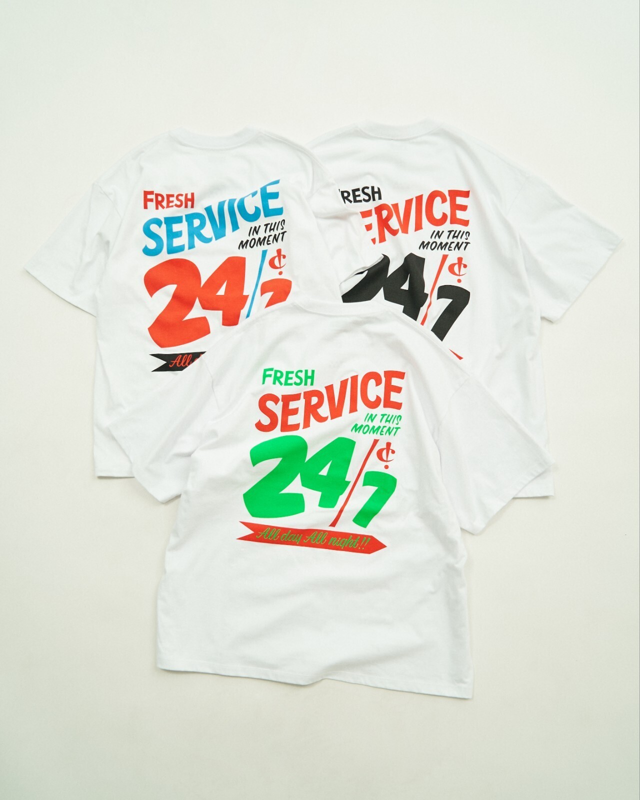 FreshService WOMENS & MENS CORPORATE PRINTED S/S TEE All Day All Night IMAGE26