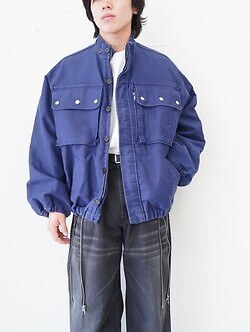 DAIRIKU 남성 Mole Skin Military Jacket  이미지5