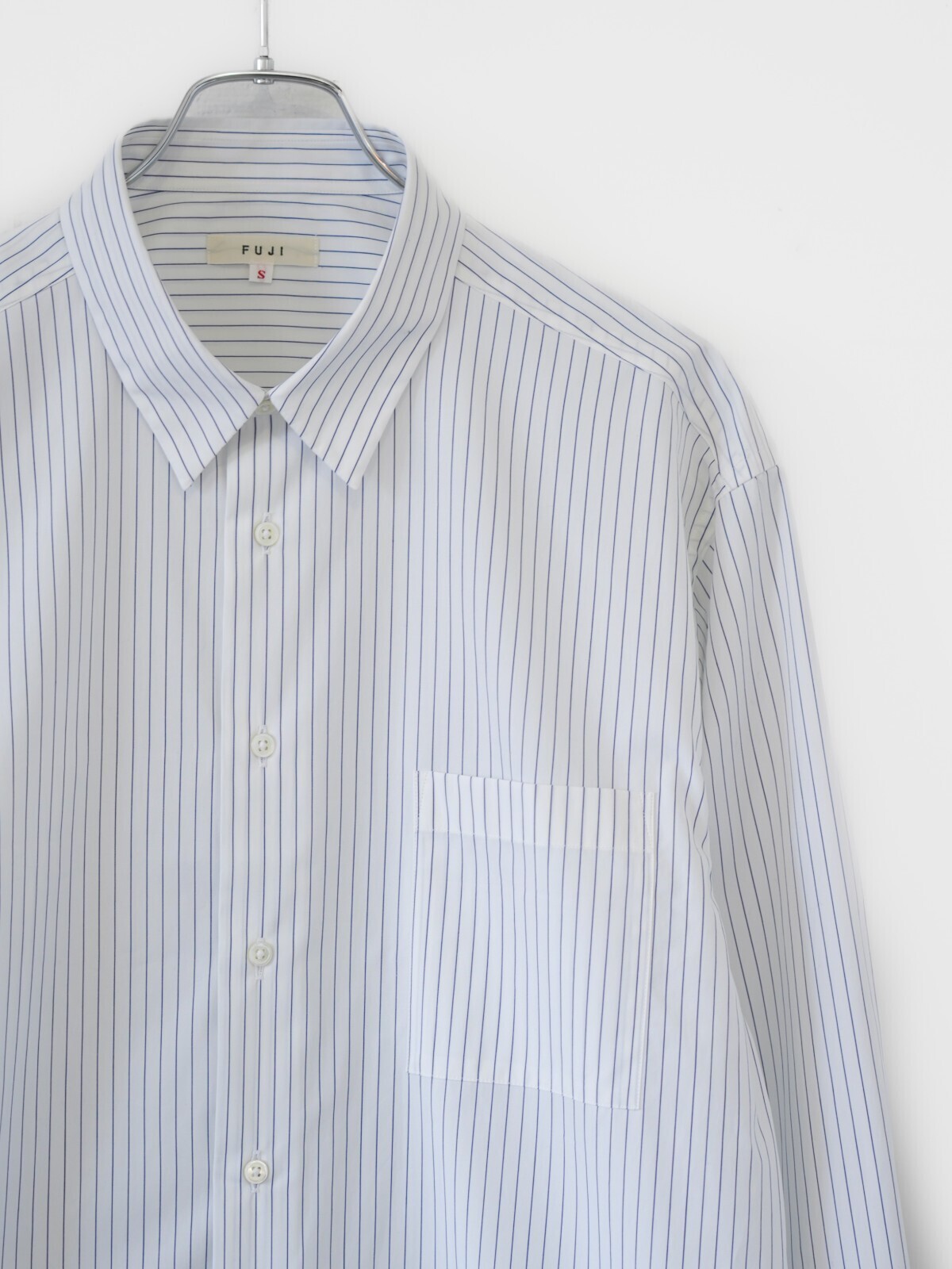 FUJI 女士 & 男士 CLASSIC COLLAR STRIPE SHIRT 圖片4