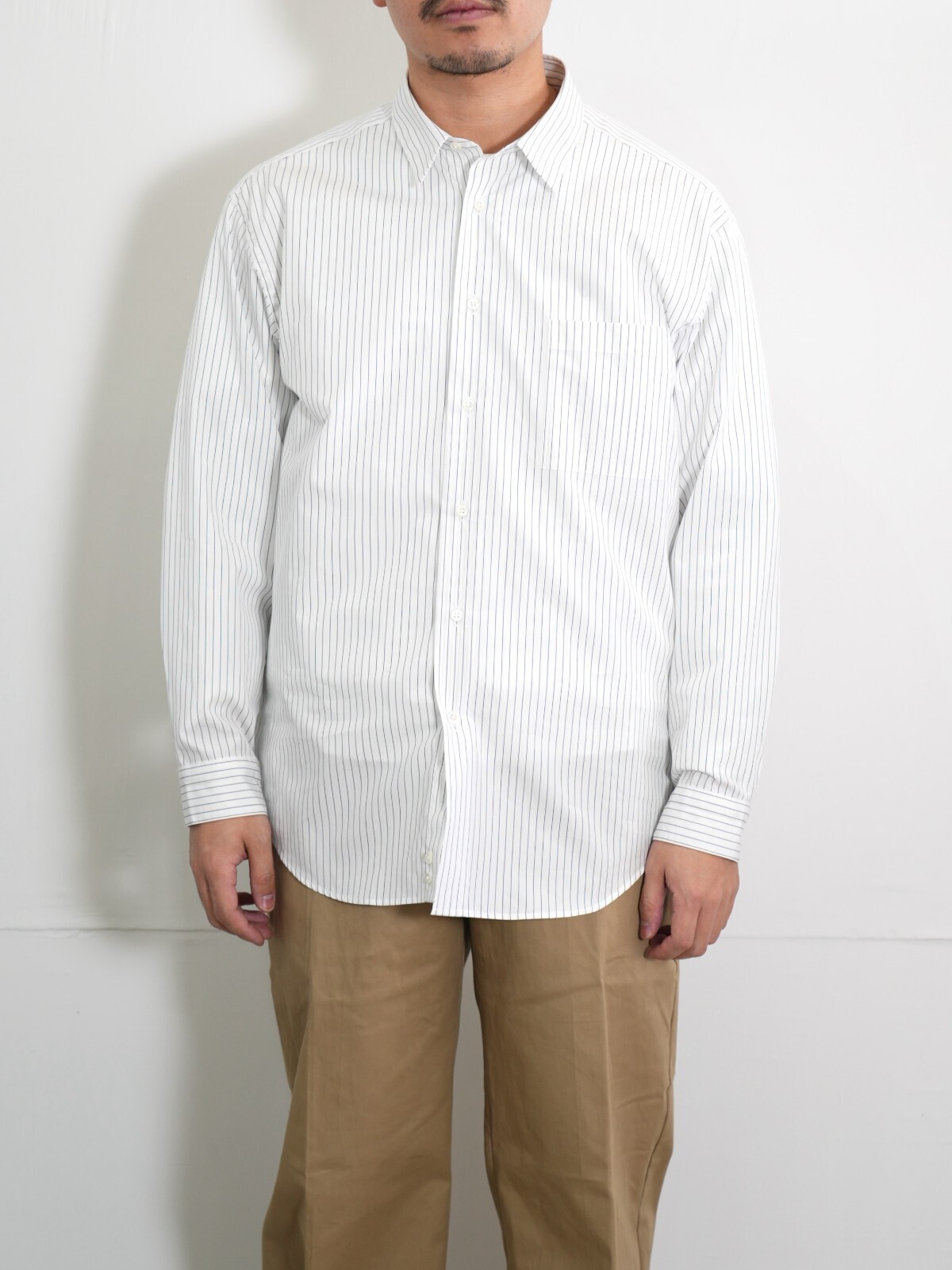 FUJI 女士 & 男士 CLASSIC COLLAR STRIPE SHIRT 圖片8
