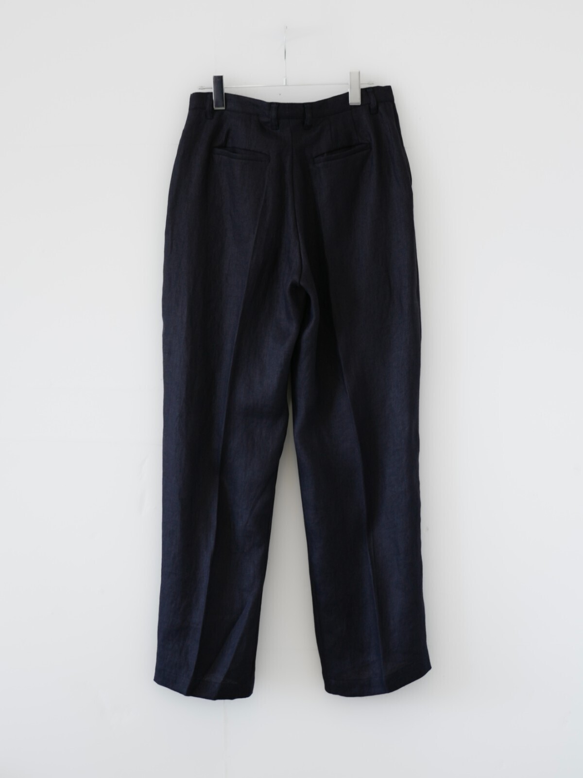 FUJI 남성 HEAVY LINEN NO-PLEAT SLACKS 이미지6