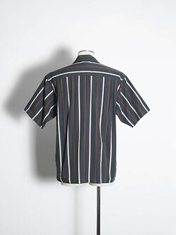 ルーマー レディース & メンズ コットンシルク ストライプパジャマシャツ 写真3