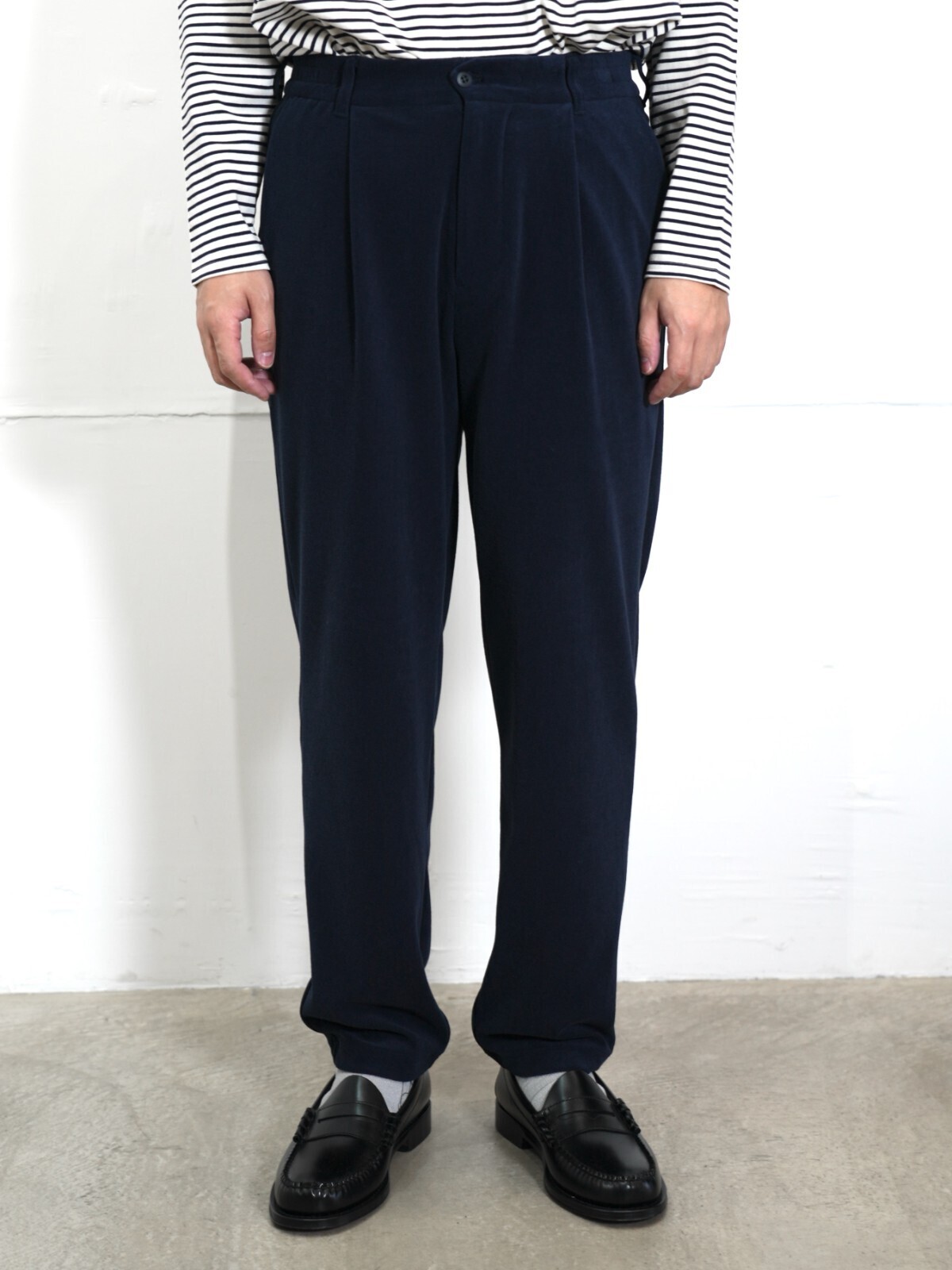 CURLY&Co. 女裝 & 男裝 HIGH GAUGE PILE TAPERED TROUSERS 圖片1