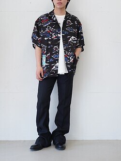 ダイリク メンズ "Cliff" アロハシャツ 画像5