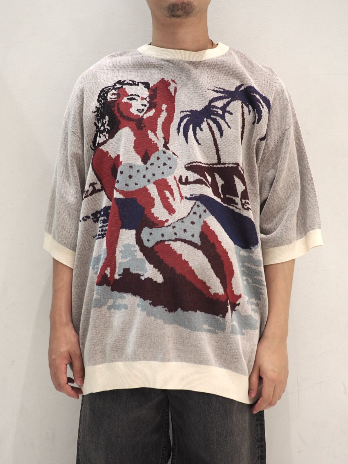 DAIRIKU 男士 "Swimming Girl" Pullover Knit  圖片17