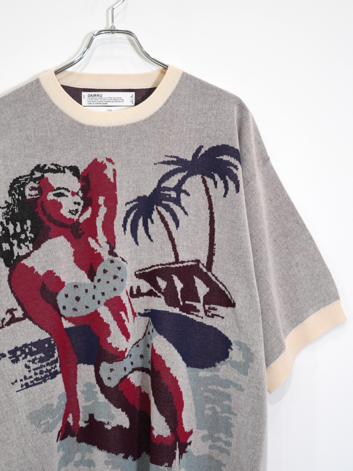 DAIRIKU 男士 "Swimming Girl" Pullover Knit  圖片13