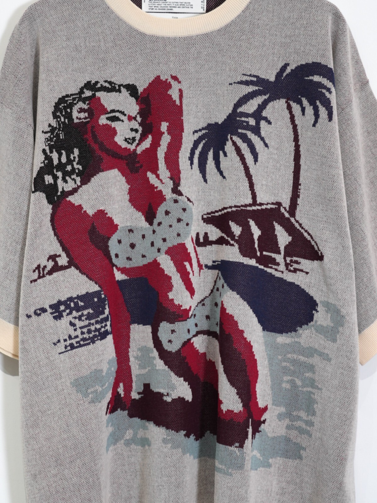 DAIRIKU 男士 "Swimming Girl" Pullover Knit  圖片15