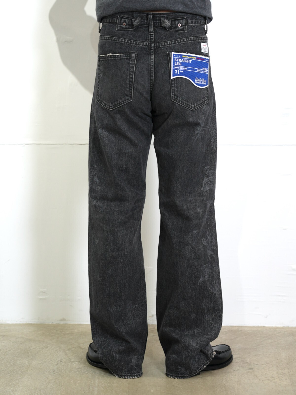DAIRIKU 男士 "Scarf" Straight Denim Pants  图片3