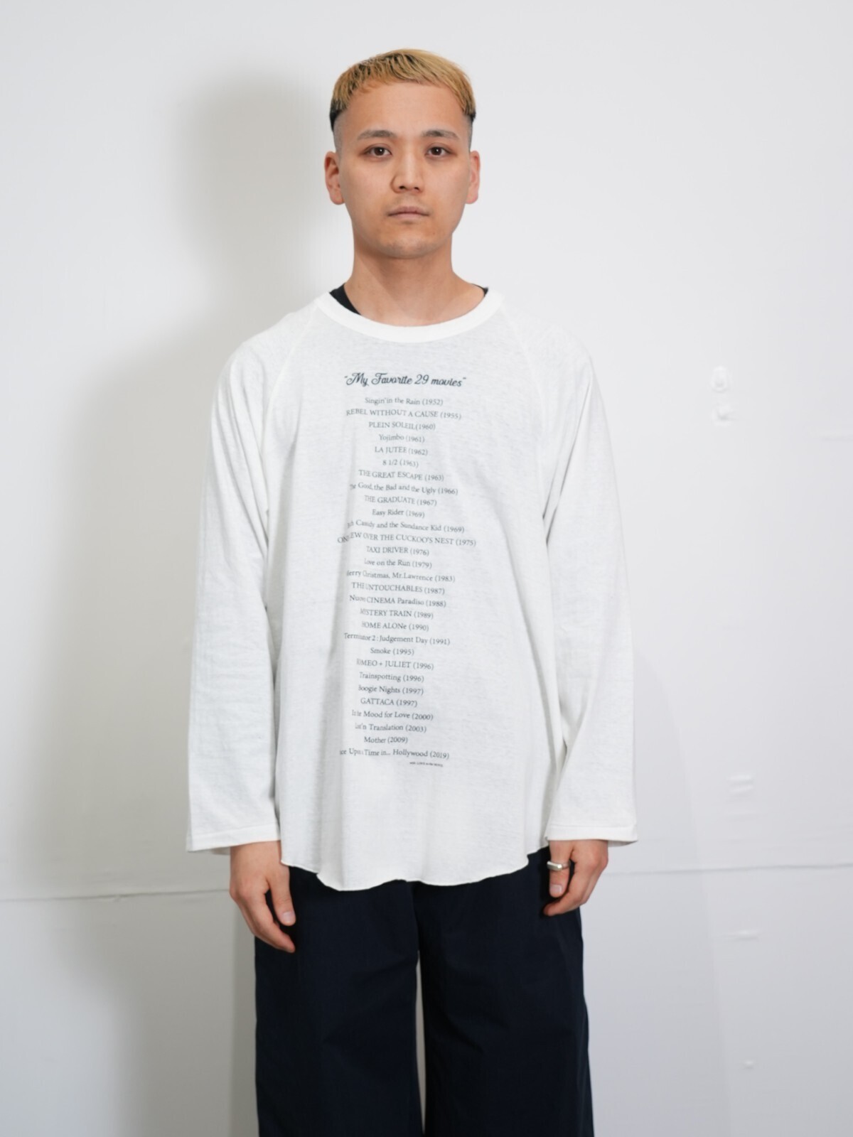 DAIRIKU 남성 "My Favorite Movies" Big Raglan Tee  이미지13