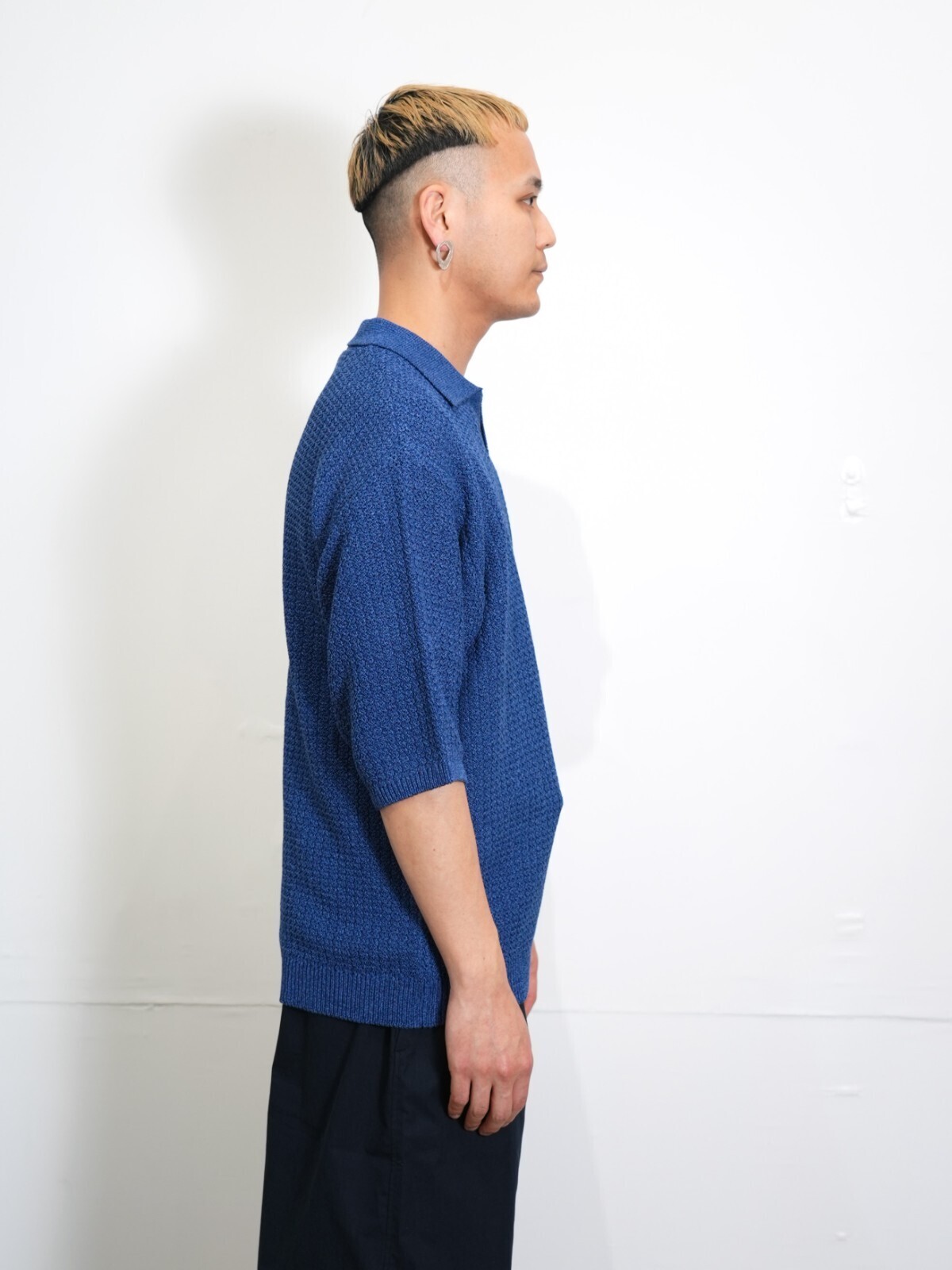 Skipper knit Shirt - Blanc YM WOMENS & MENS|Official Online Skipper knit Shirt - Blanc YM WOMENS & MENS|Official Online
