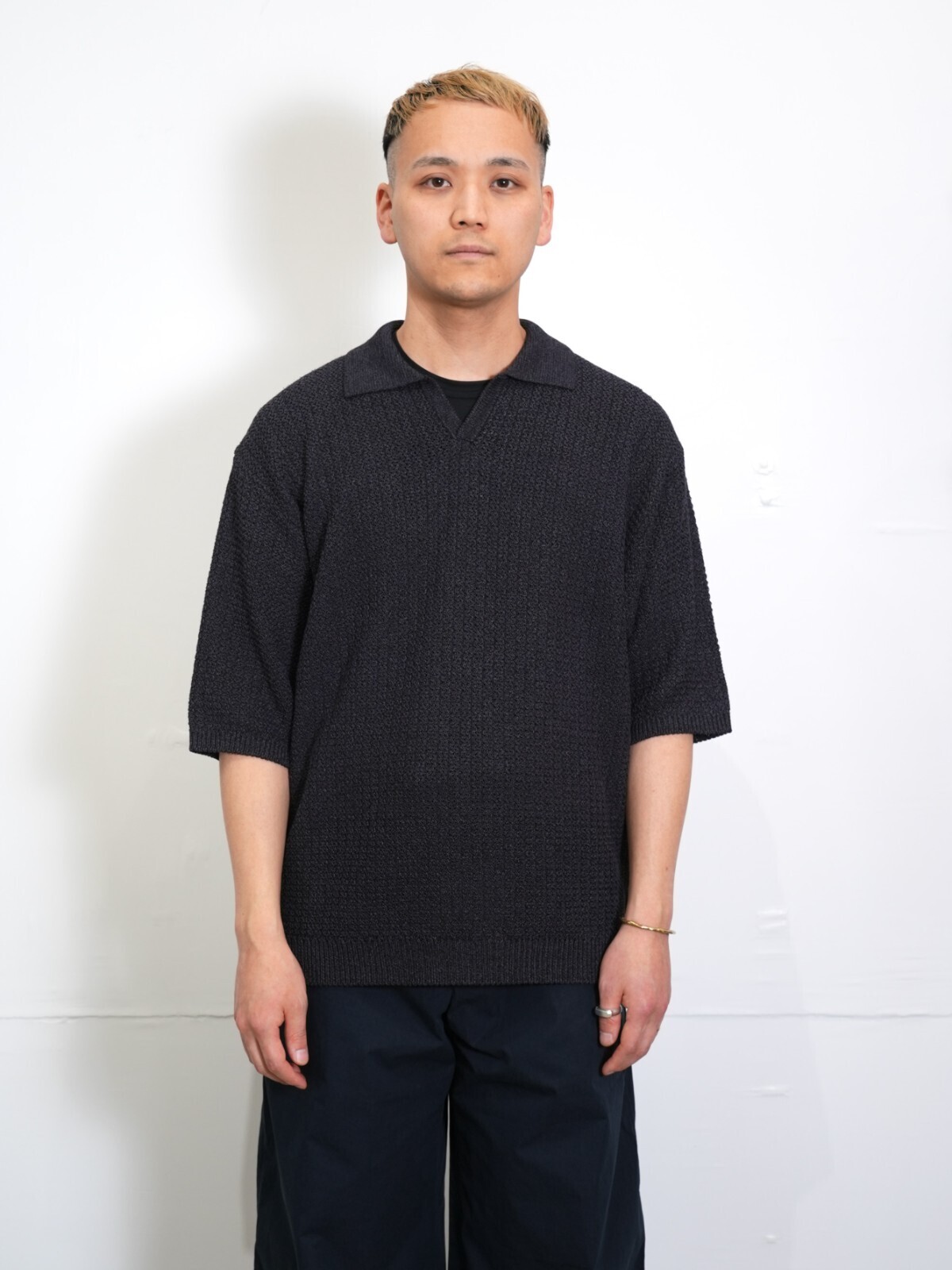 ブラン ワイエム レディース & メンズ スキッパーニットシャツ 画像10