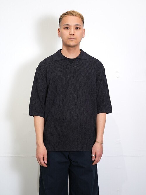 Skipper knit Shirt｜Blanc YM WOMENS & MENS
