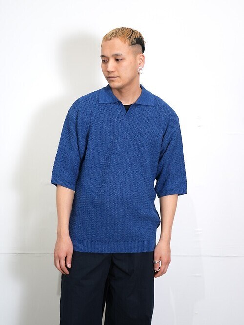 Skipper knit Shirt｜Blanc YM WOMENS & MENS