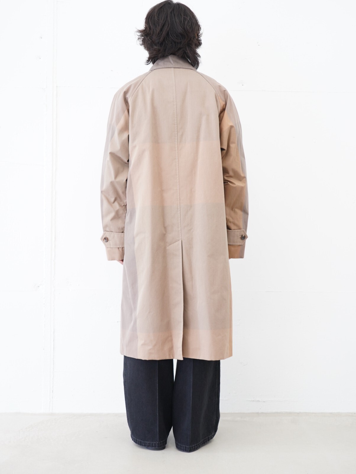 セブンバイセブン メンズ バルカラーコート -ビッグブロックチェック- 画像3