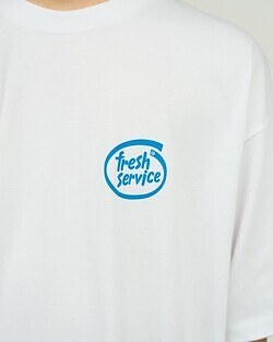 フレッシュサービス メンズ コーポレートプリント半袖Tシャツ "FS inside" 写真4