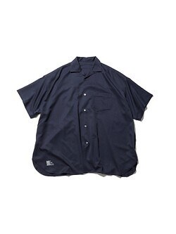 フレッシュサービス メンズ クールファイバー オープンカラーシャツ(半袖) 写真9