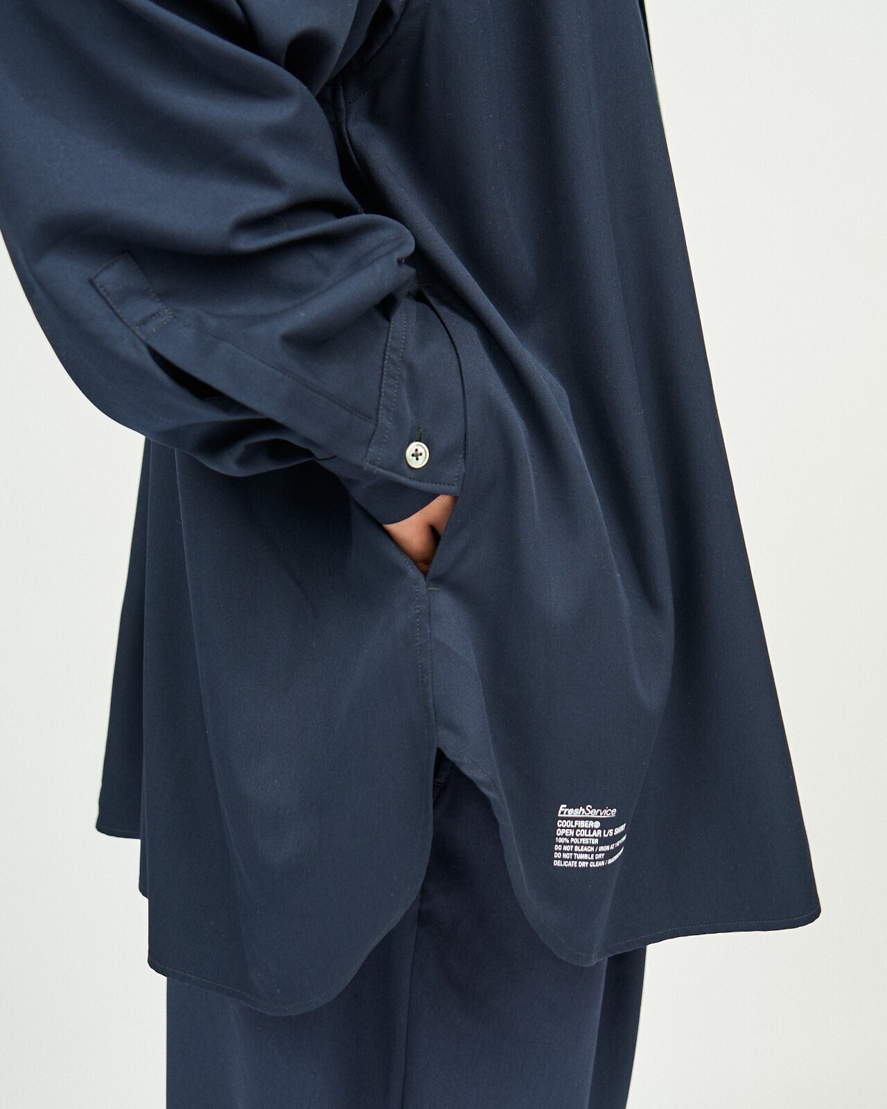 FreshService 남성 COOLFIBER OPEN COLLAR L/S SHIRT 이미지18