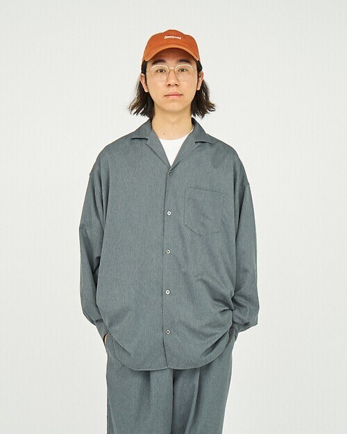 COOLFIBER OPEN COLLAR L/S SHIRT｜FreshService MENS