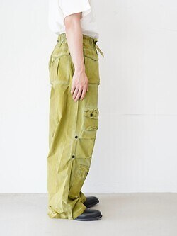 ダイリク メンズ ヴィンテージウォッシュ PKTナイロンパンツ 画像2