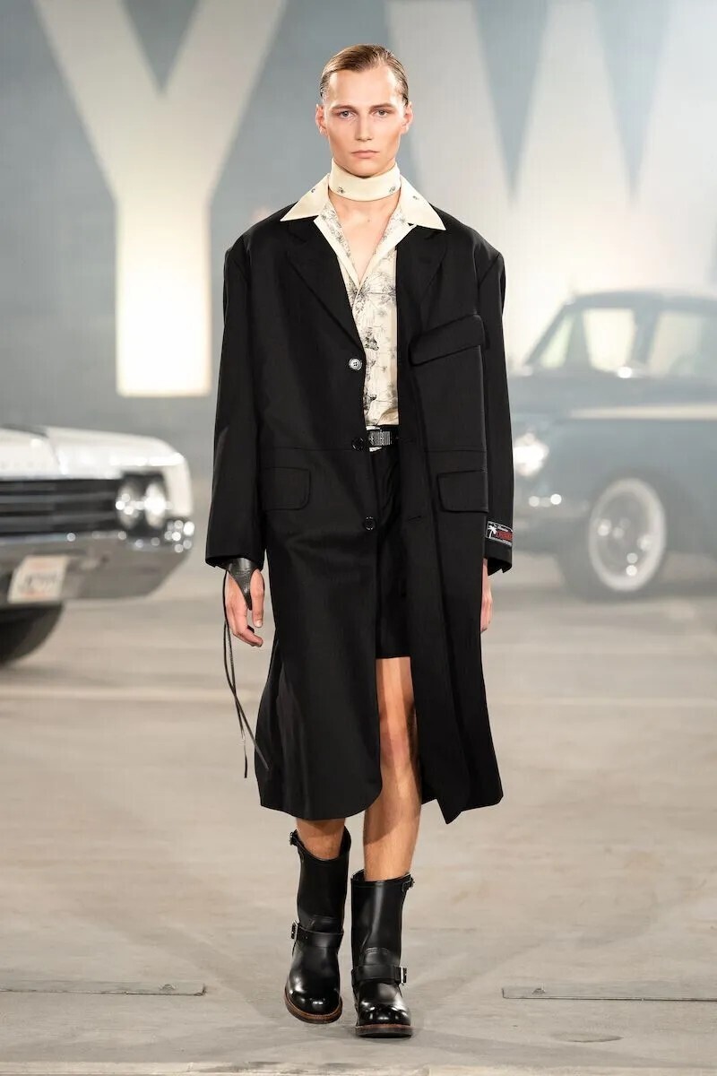 ダイリク メンズ "Horse" シルクスカーフシャツ 画像8