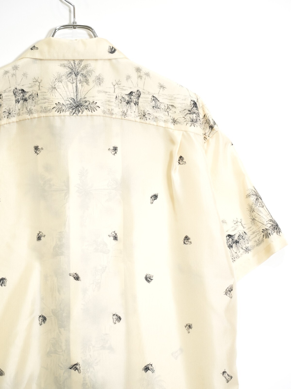 ダイリク メンズ "Horse" シルクスカーフシャツ 画像5