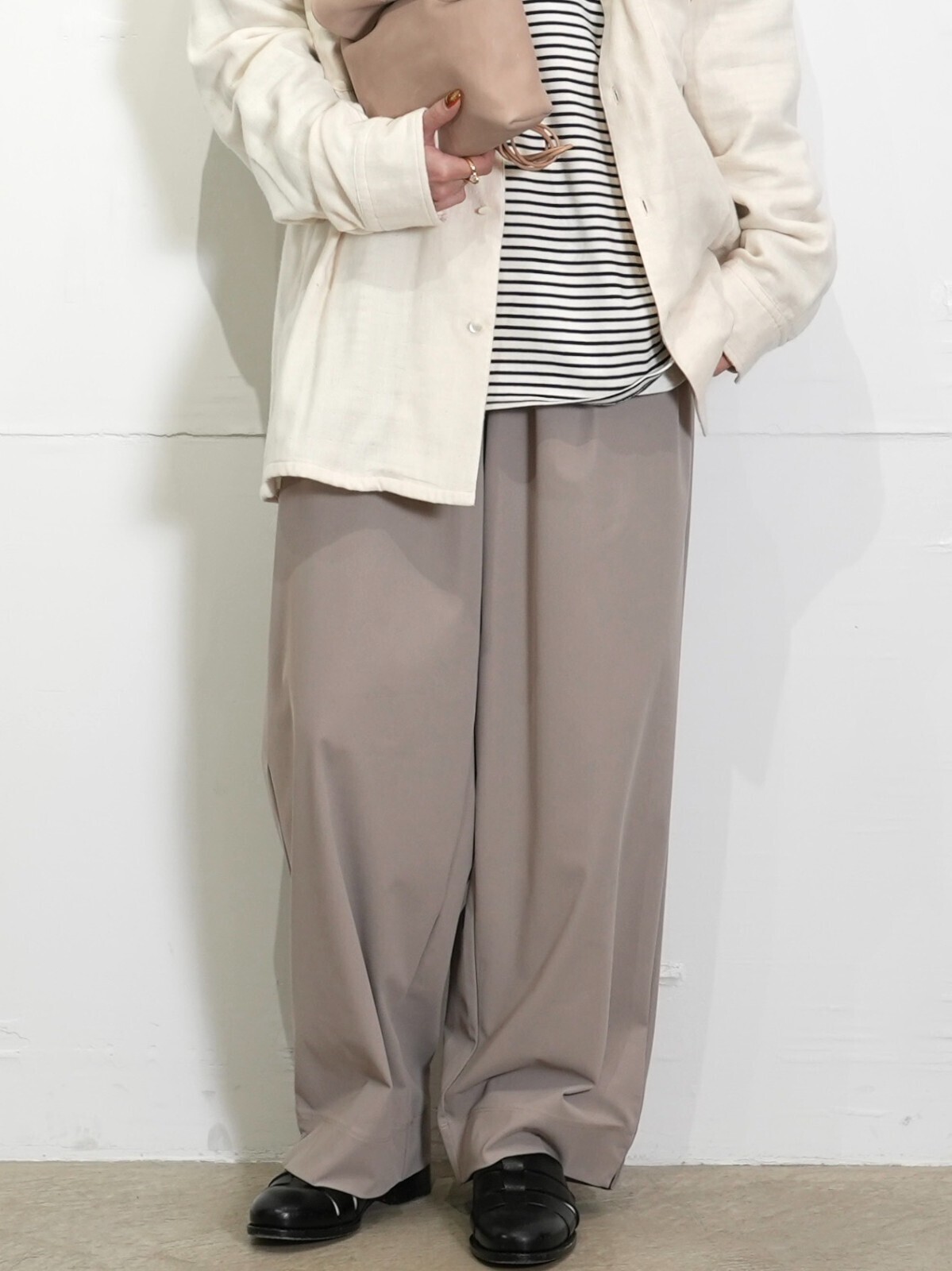 CURLY&Co. WOMENS & MENS SORONA TRICOT WIDE PANTS IMAGE13