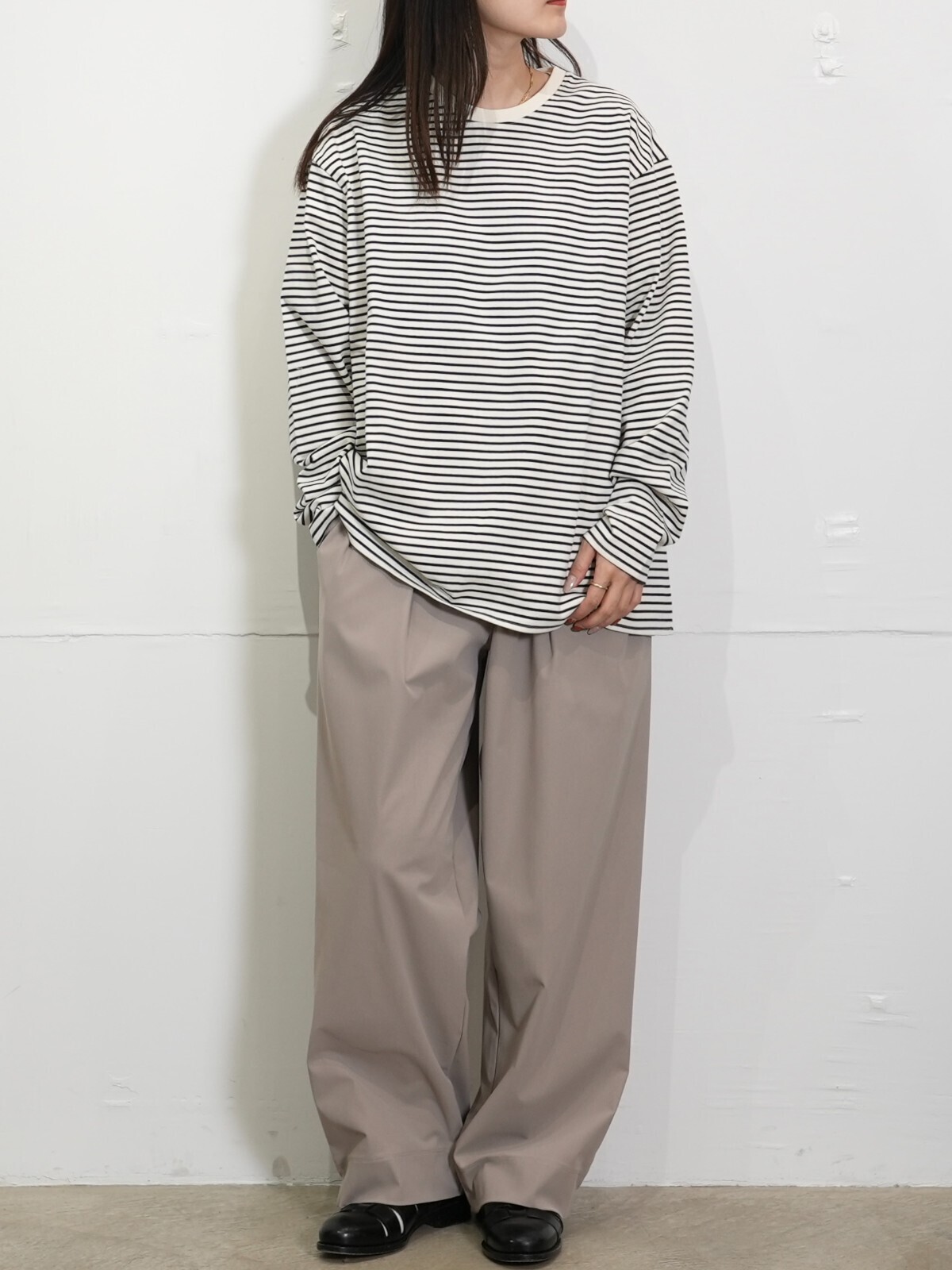 CURLY&Co. 여성 & 남성 SORONA TRICOT WIDE PANTS 이미지14