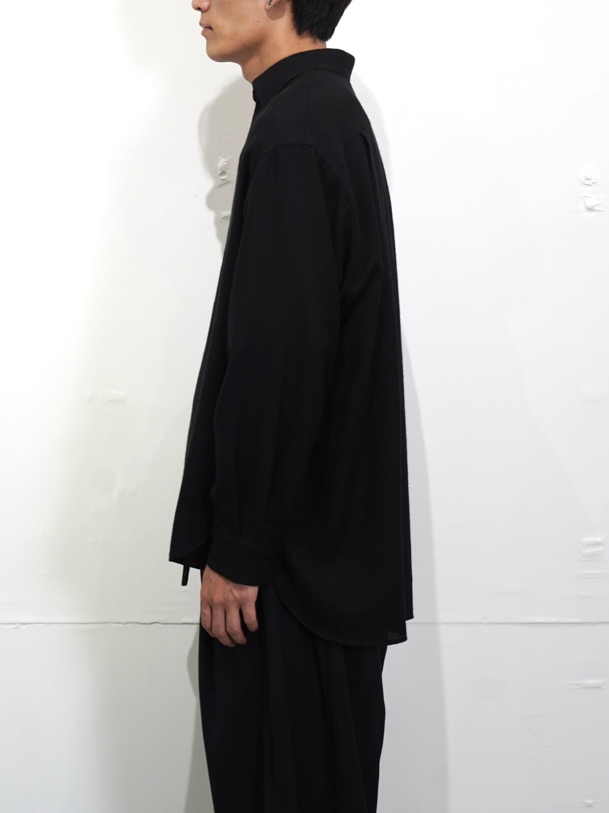 Blanc YM 女士 & 男士 Soft Wool Skipper Shirt 图片8