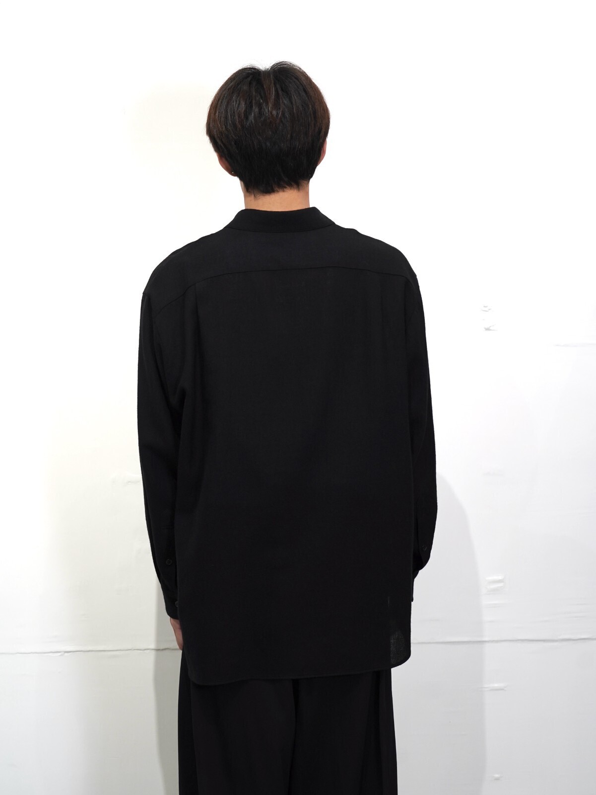 Blanc YM 女士 & 男士 Soft Wool Skipper Shirt 图片9