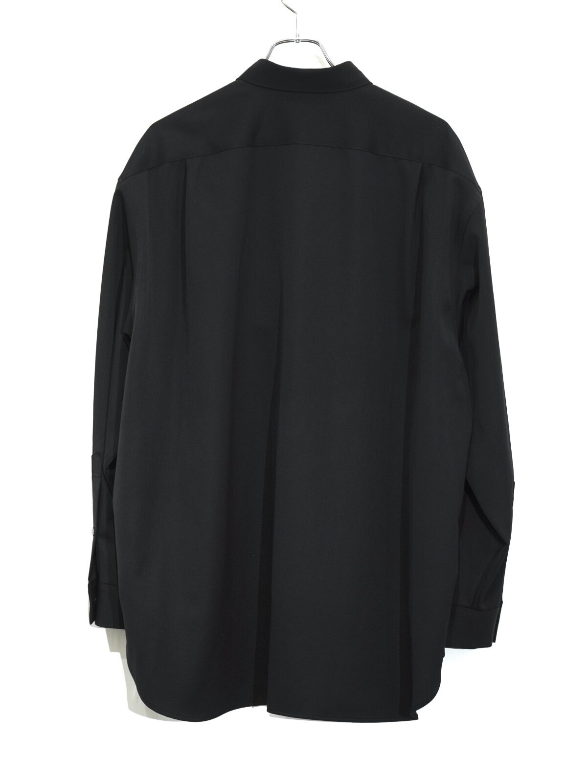 Blanc YM 女士 & 男士 Wool Gabardine Wide Shirt 图片14