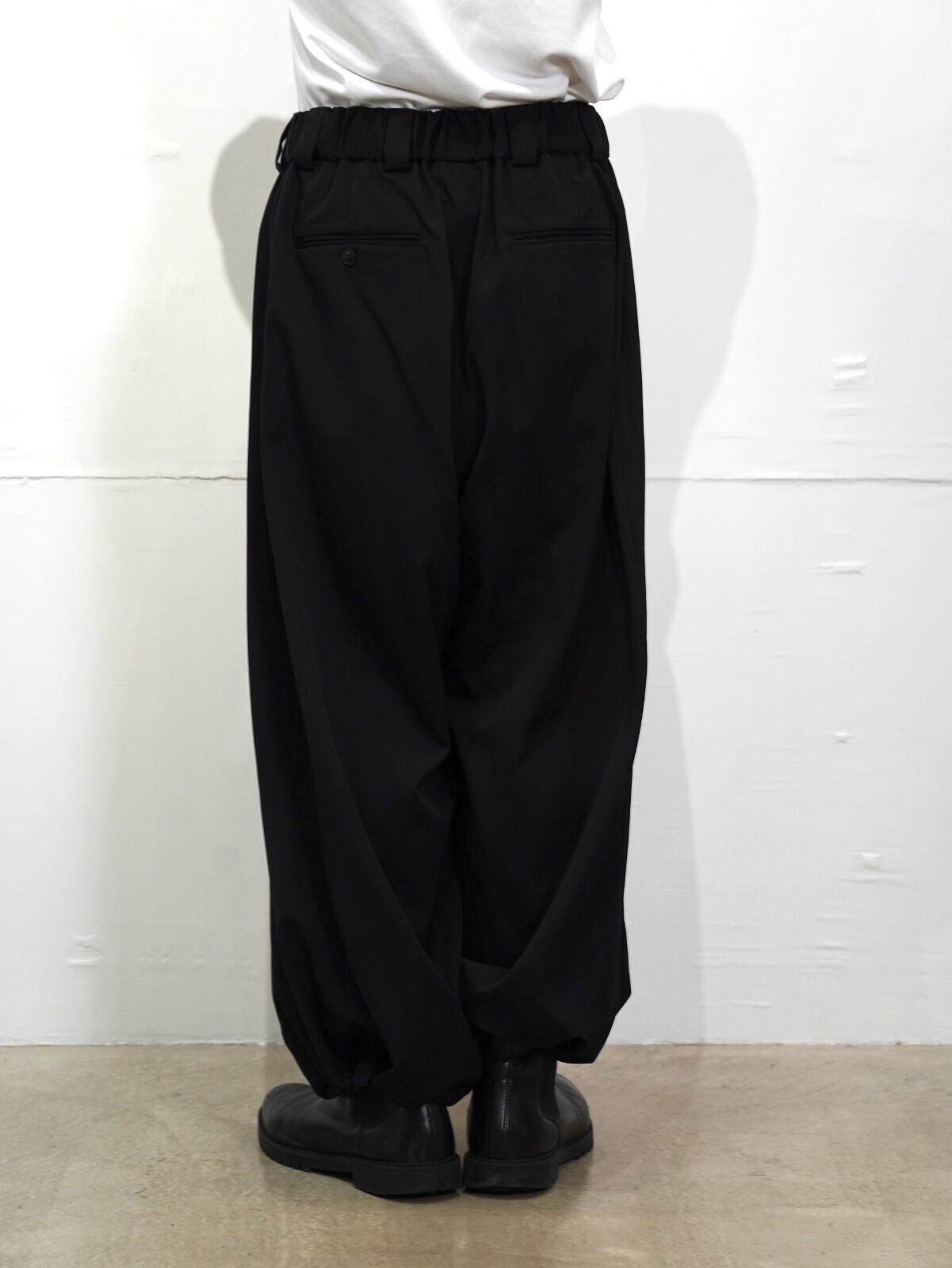 Blanc YM 女士 & 男士 Wool Gabardine Adjustment Pants 图片11