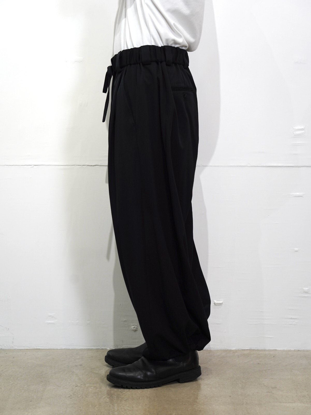 Blanc YM 女士 & 男士 Wool Gabardine Adjustment Pants 图片10