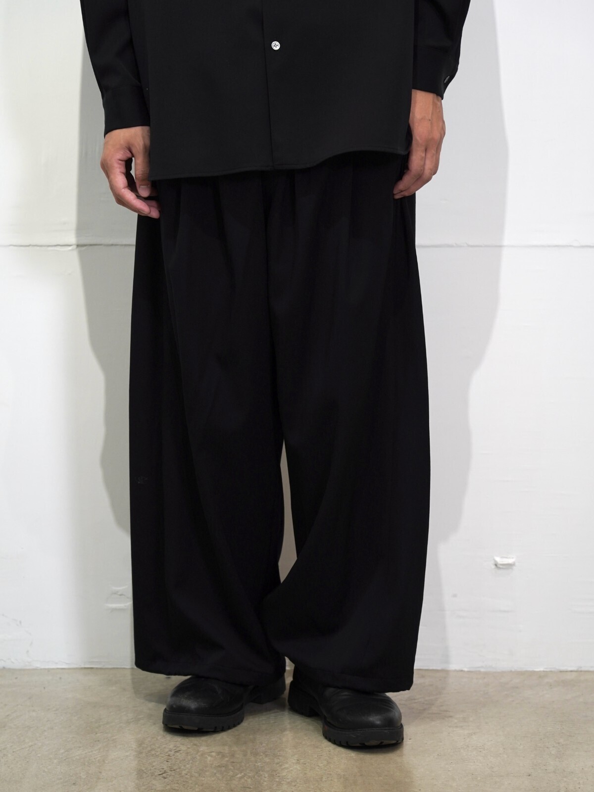 Blanc YM 女士 & 男士 Wool Gabardine Adjustment Pants 图片8