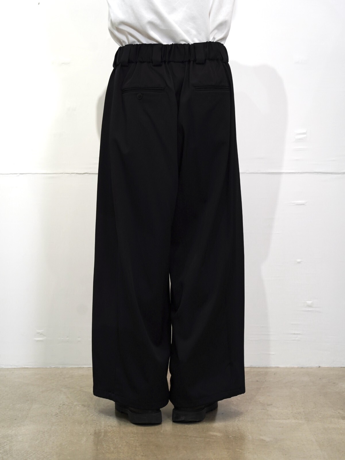 Blanc YM 女士 & 男士 Wool Gabardine Adjustment Pants 图片14
