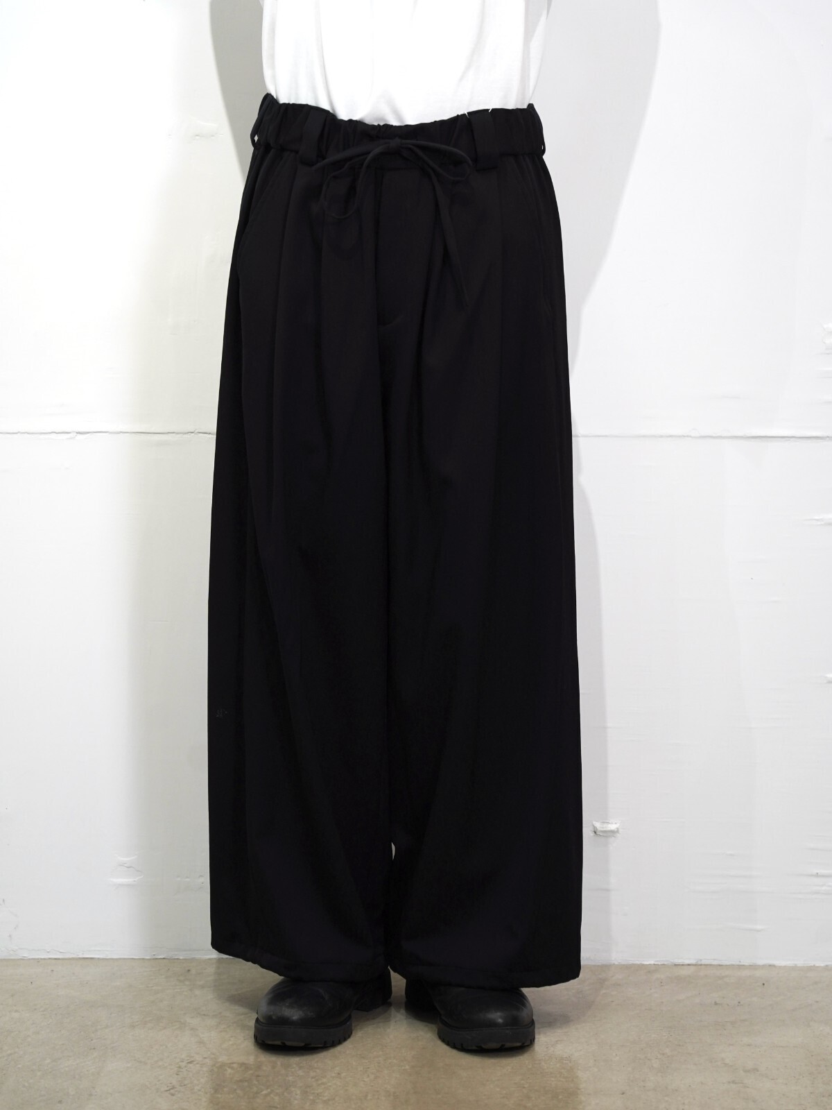 Blanc YM 女士 & 男士 Wool Gabardine Adjustment Pants 图片12