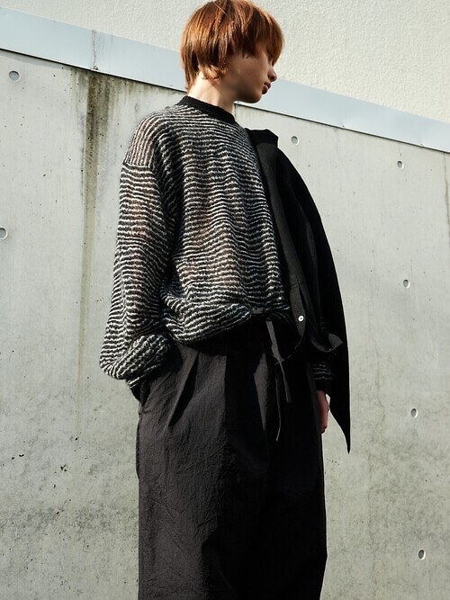 Crazy Border Mohair Knit｜Blanc YM WOMENS & MENS