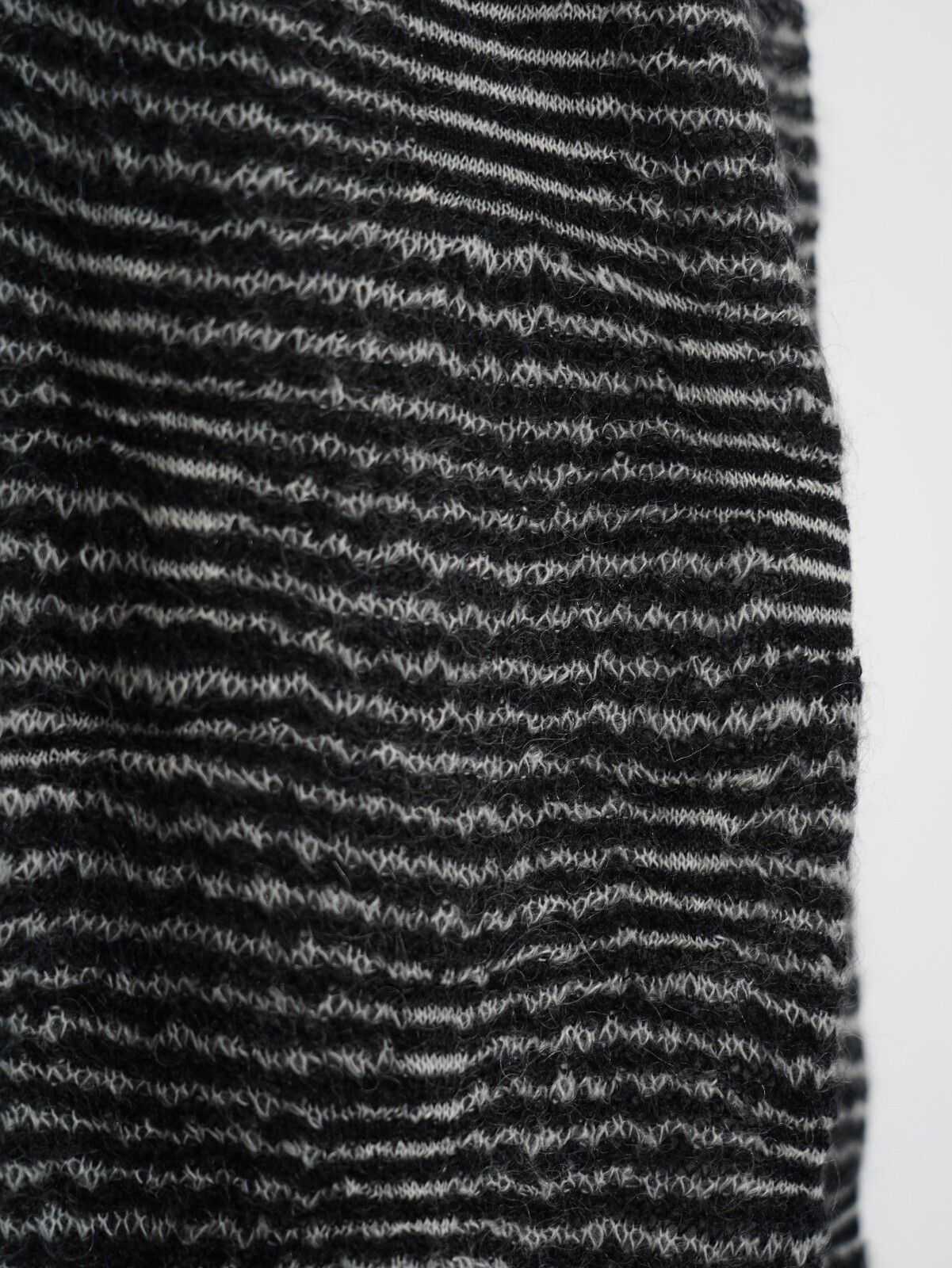 Blanc YM 女士 & 男士 Crazy Border Mohair Knit 图片11