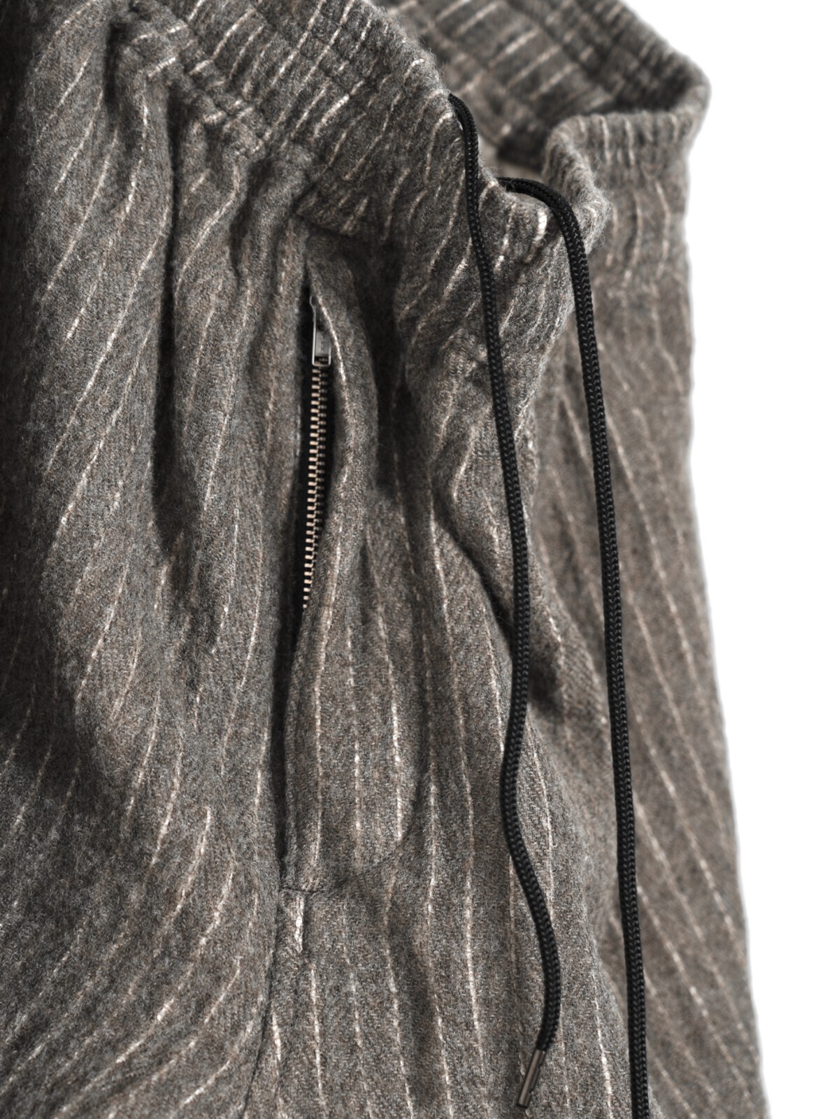 SEVEN BY SEVEN MENS COOK PANTS - Wool/Cotton stripe - IMAGE9