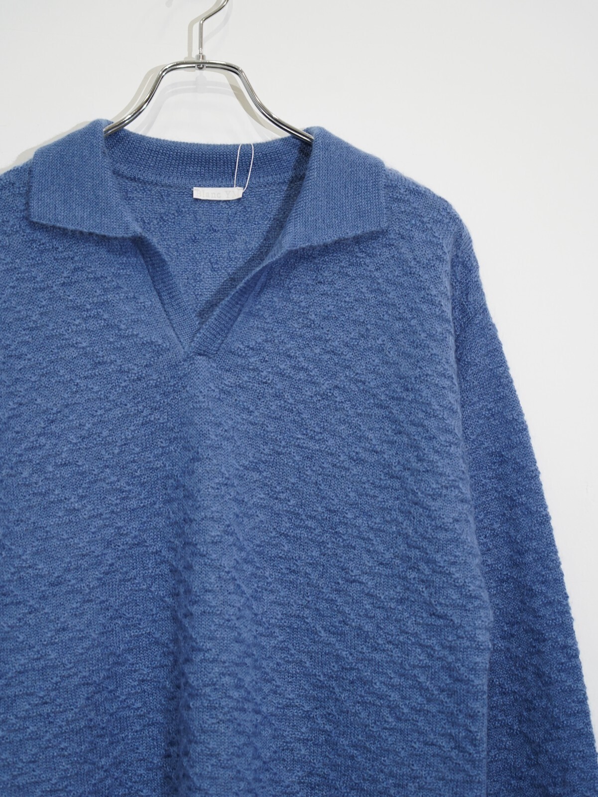 Blanc YM 女士 & 男士 Mohair Skipper Knit 圖片8