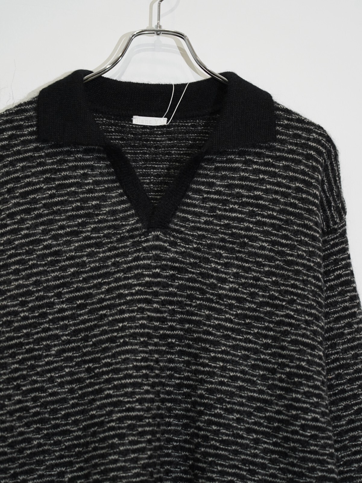 Blanc YM 女士 & 男士 Mohair Skipper Knit 圖片25