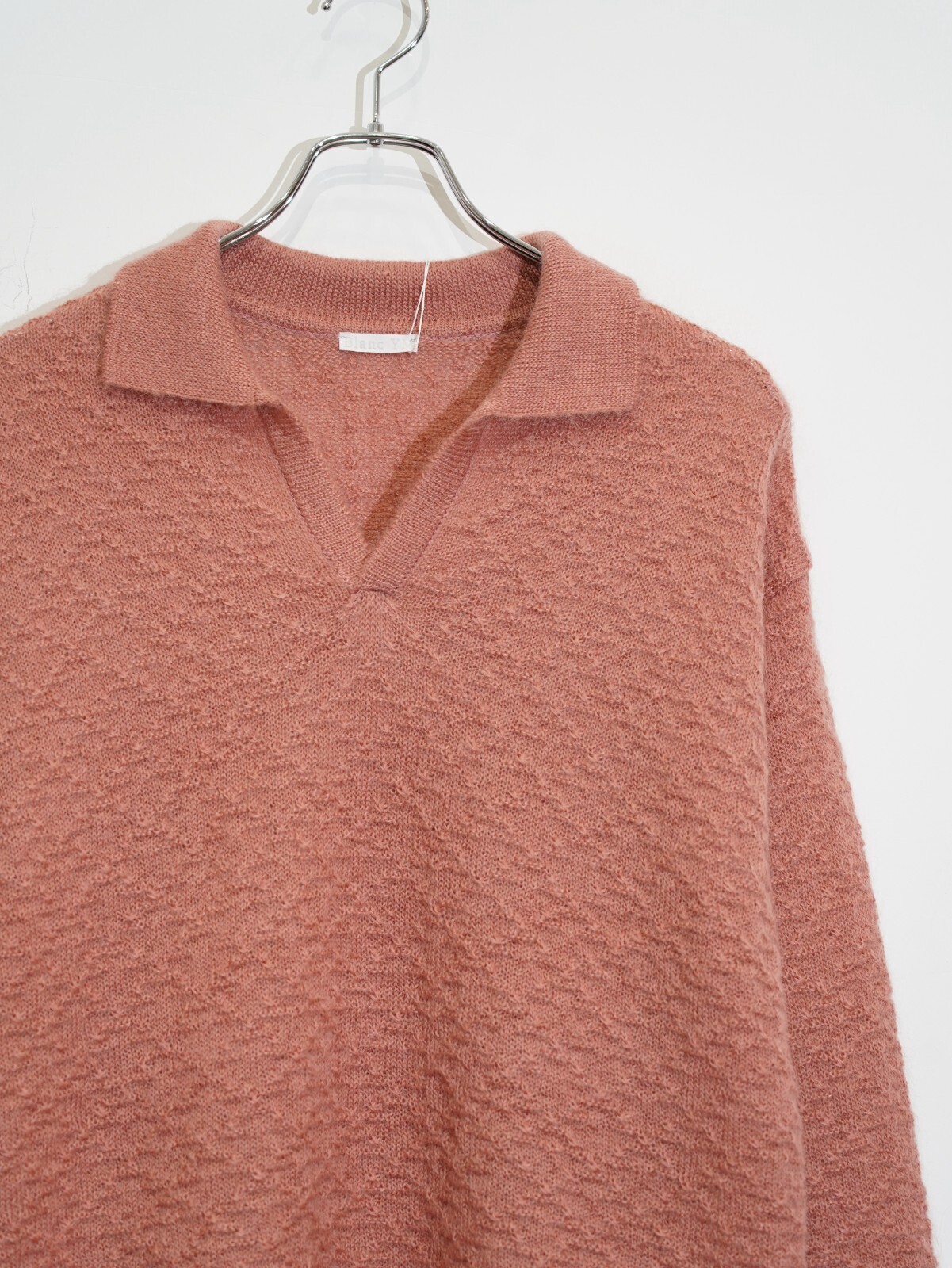 Blanc YM 女士 & 男士 Mohair Skipper Knit 圖片18