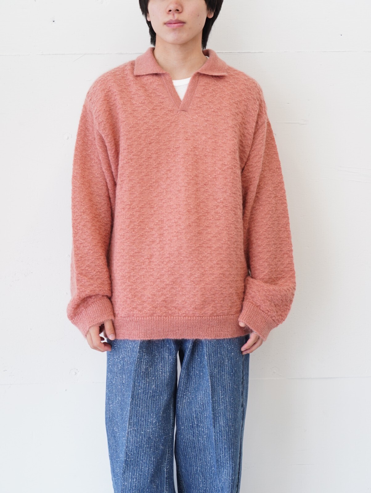 Blanc YM 女裝 & 男裝 Mohair Skipper Knit 圖片11