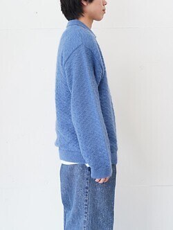Blanc YM WOMENS & MENS Mohair Skipper Knit IMAGE2